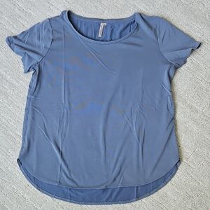 Banana Republic Slate Blue Relaxed Signature T-Shirt